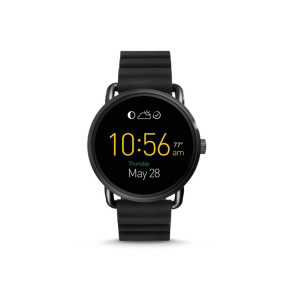 Watch strap Fossil FTW2103 Silicone Black 22mm